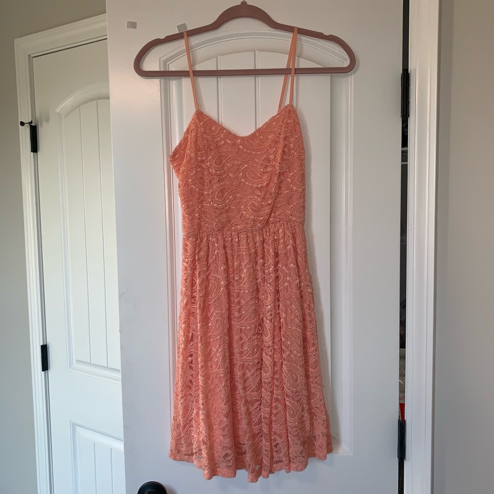 Delia’s lace dress. M.